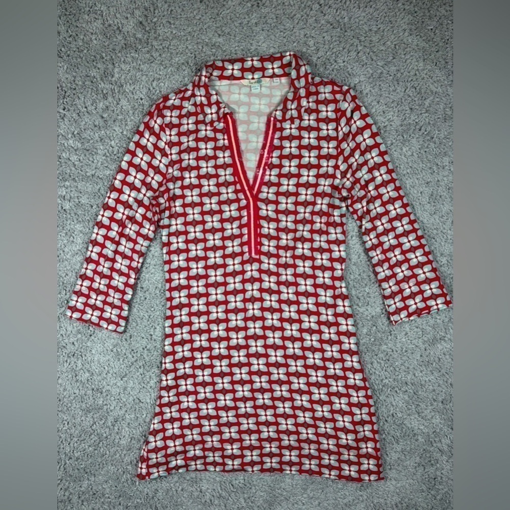 Boden Dress Womens 4 Mini Fitted Colorful Geometric Sequins Night Out Party Pics
